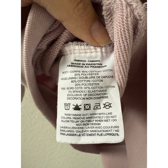 Nike Sportswear Washed Fleece Hoodie And Jogger SET In Champagne Loungewear S/M - Picture 7 of 9